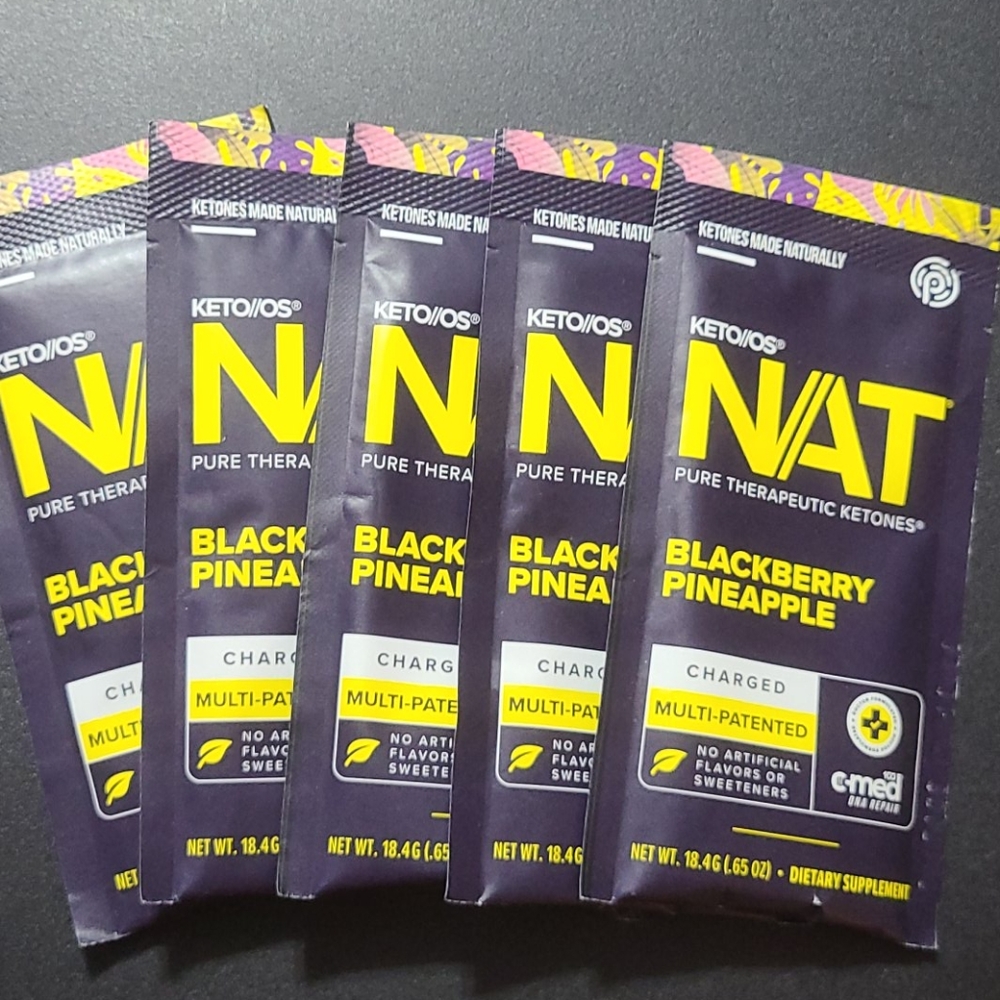 5 Blackberry Pineapple Nat ketones charged